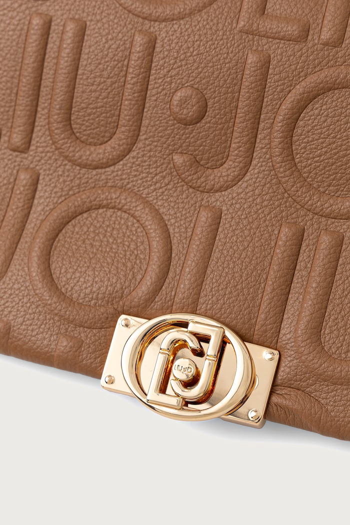 Torebka crossbody damska z imitacji skóry Liu Jo AF6053.E1167 brązowy
