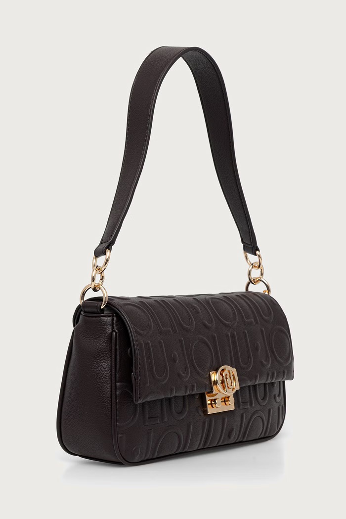 Liu Jo Torebka crossbody damska z imitacji skóry AF6053.E1167 brązowy AW26