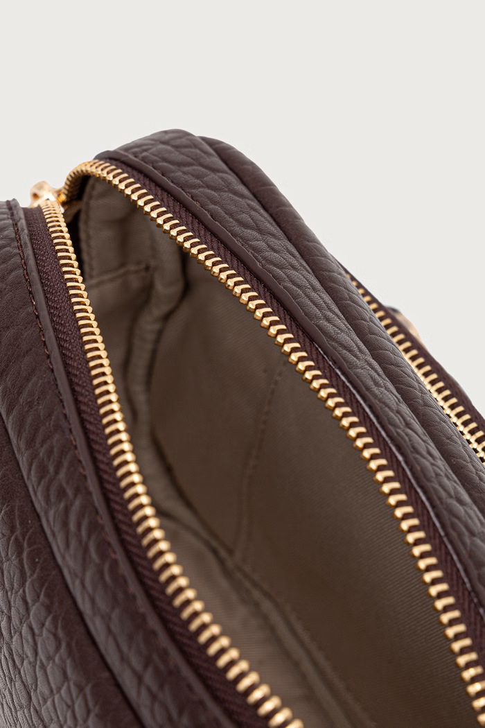 Torebka crossbody damska z imitacji skóry Liu Jo AF6048.E1146 bordowy
