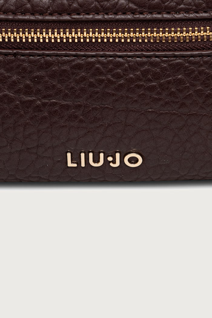Torebka crossbody damska z imitacji skóry Liu Jo bordowy AF6048.E1146