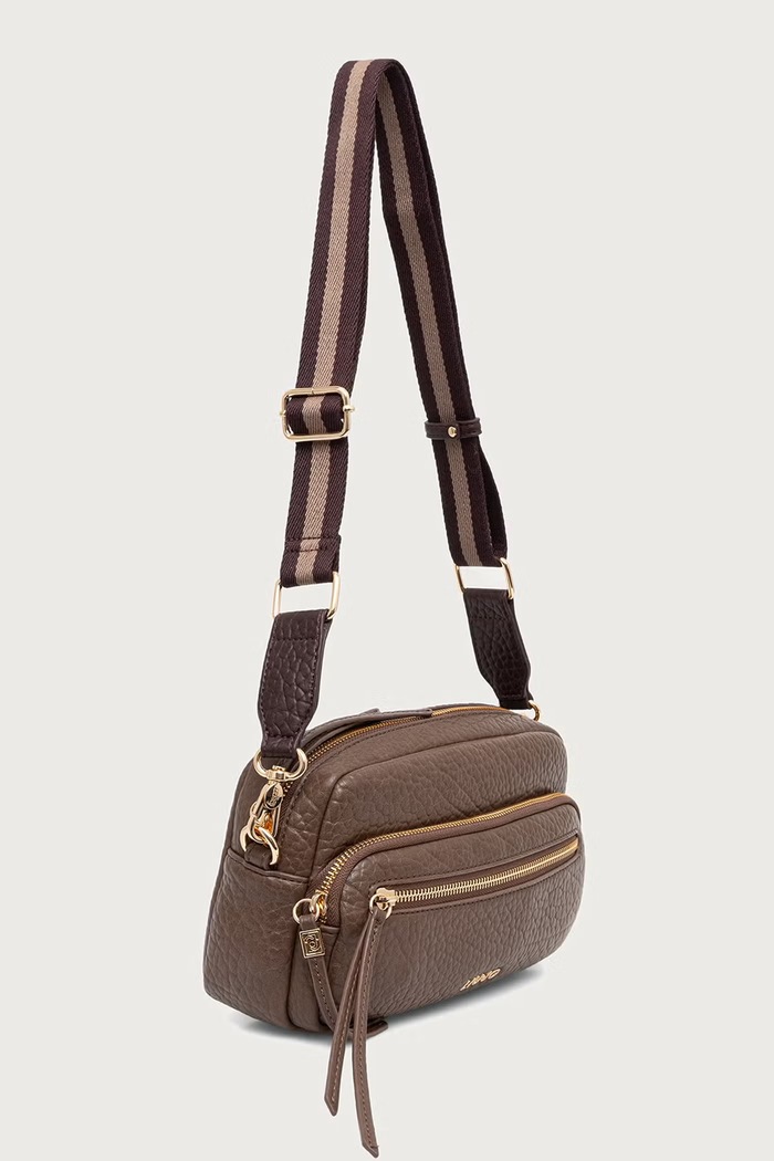 Liu Jo Torebka crossbody damska z imitacji skóry AF6048.E1146 brązowy AW26