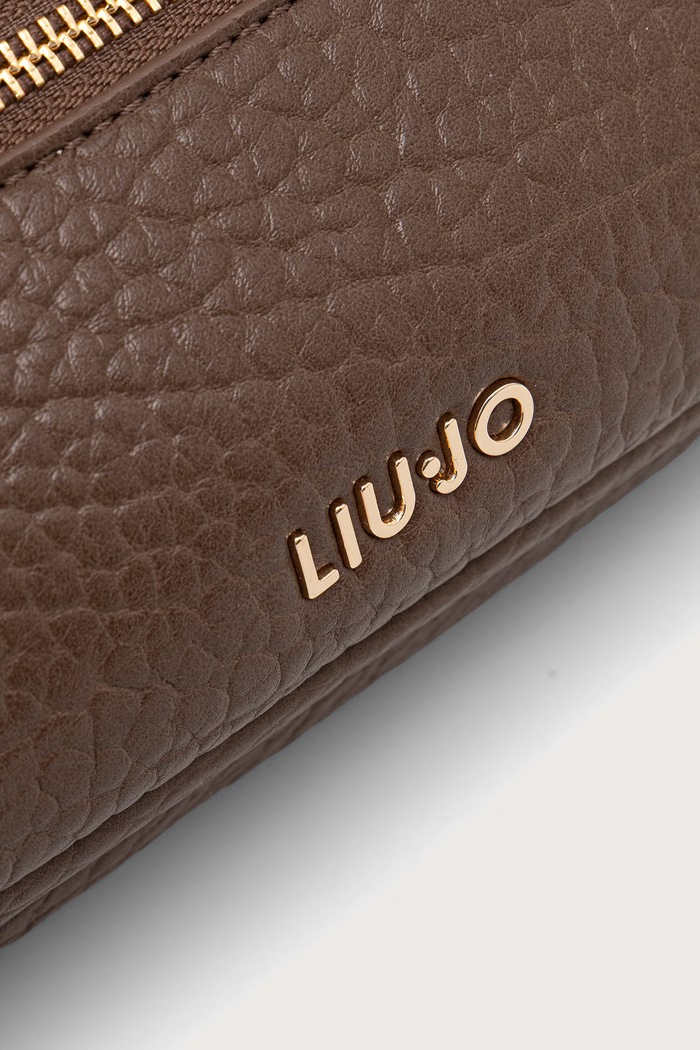 Torebka crossbody damska z imitacji skóry Liu Jo brązowy AF6048.E1146