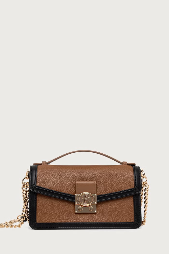 Liu Jo Torebka crossbody z imitacji skóry brązowy AF6039.E1150