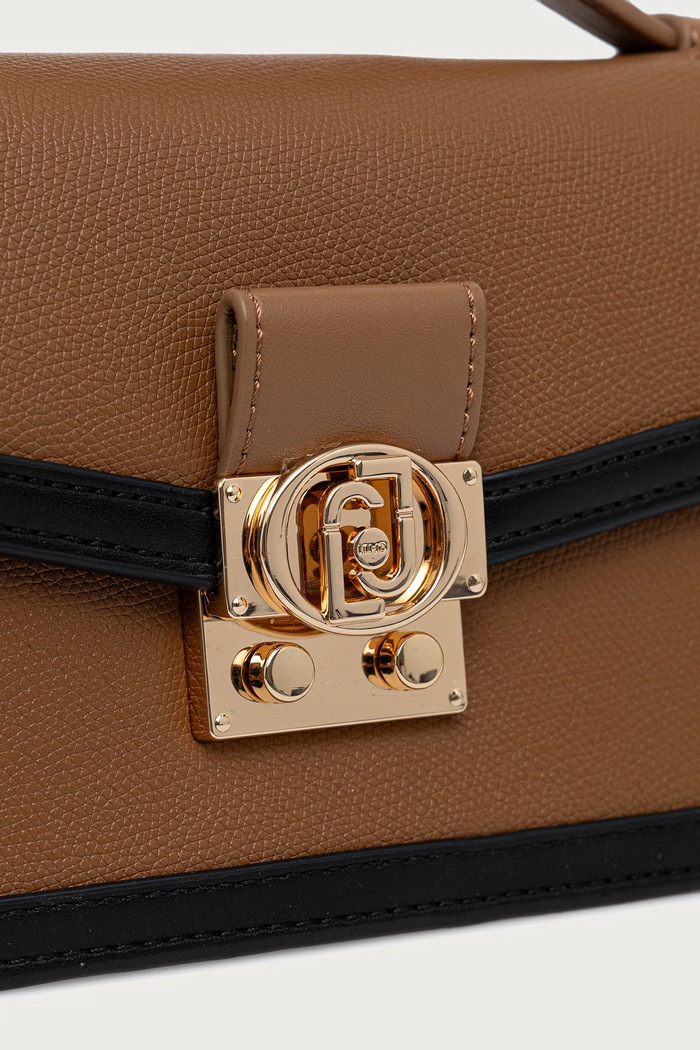 Torebka crossbody z imitacji skóry Liu Jo AF6039.E1150 brązowy