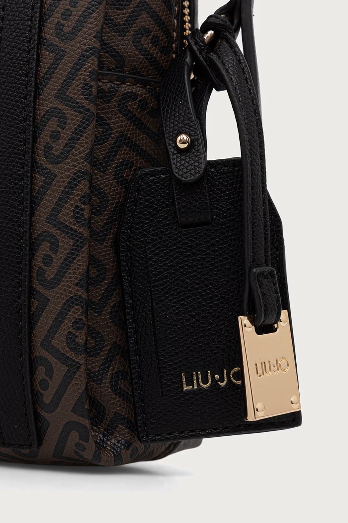 Torebka crossbody damska z imitacji skóry Liu Jo AF6037.E1137 brązowy