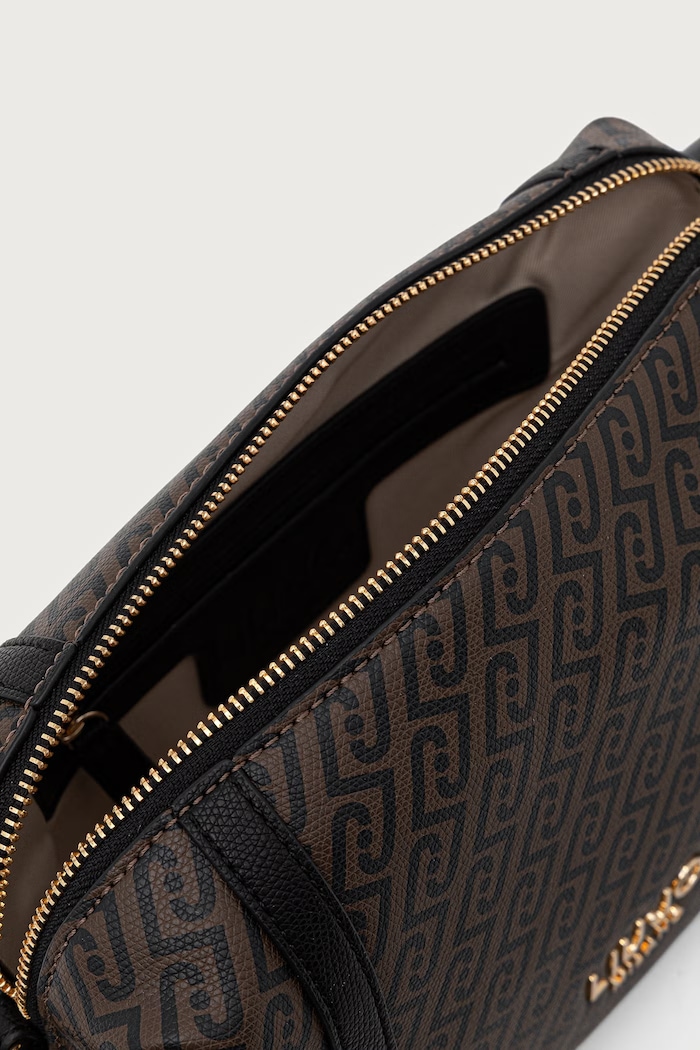 Torebka crossbody damska z imitacji skóry Liu Jo brązowy AF6037.E1137