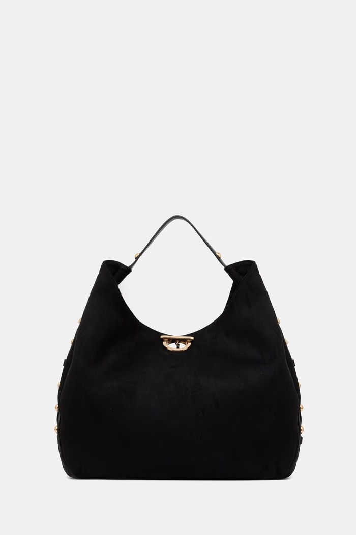 Liu Jo torebka hobo damska z imitacji zamszu czarny AF6029.T711A