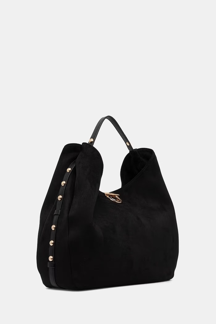 Liu Jo torebka hobo damska z imitacji zamszu AF6029.T711A czarny AW26