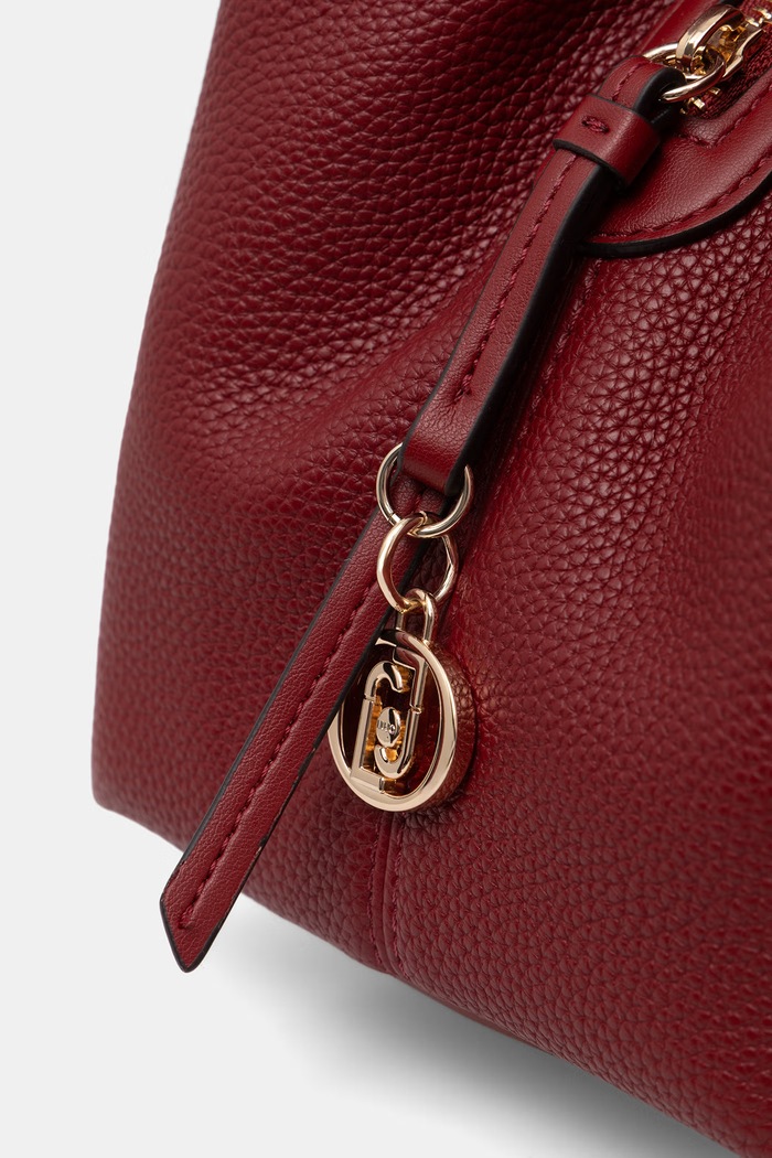 Liu Jo torebka shopper damska z imitacji skóry AF6024.ES039 czerwony