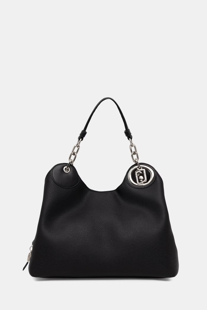 Liu Jo torebka shopper damska z imitacji skóry czarny AF6024.ES039
