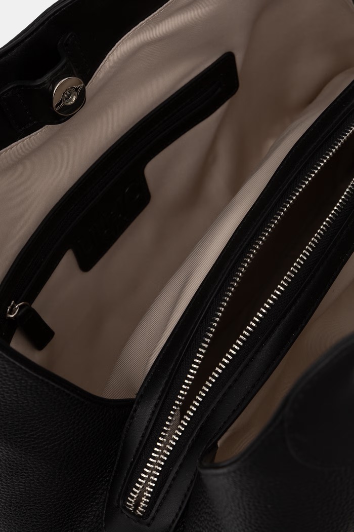 Liu Jo torebka shopper damska z imitacji skóry AF6024.ES039 czarny