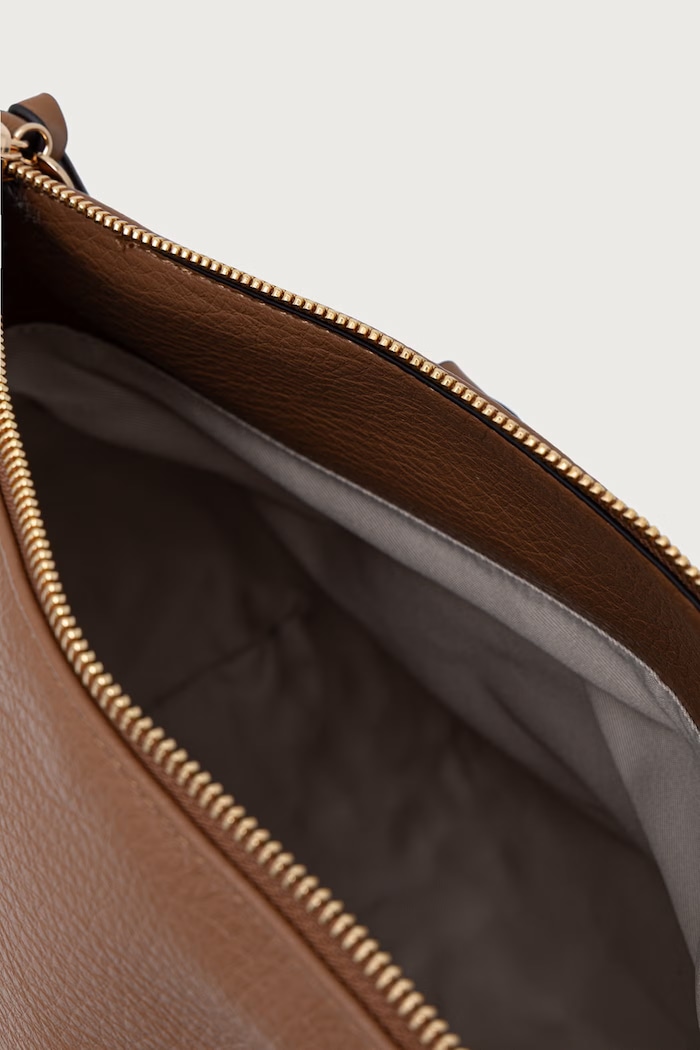 Torebka shopper damska z imitacji skóry Liu Jo brązowy AF6019.E1109