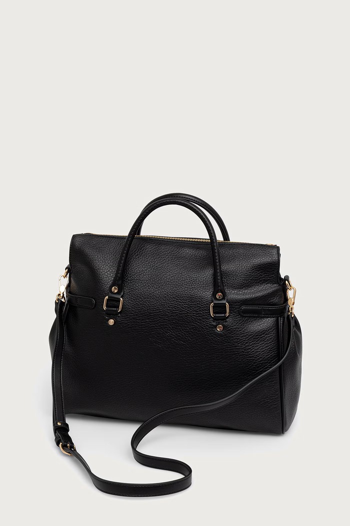Akcesoria Liu Jo Torebka shopper damska z imitacji skóry AF6019.E1109 czarny