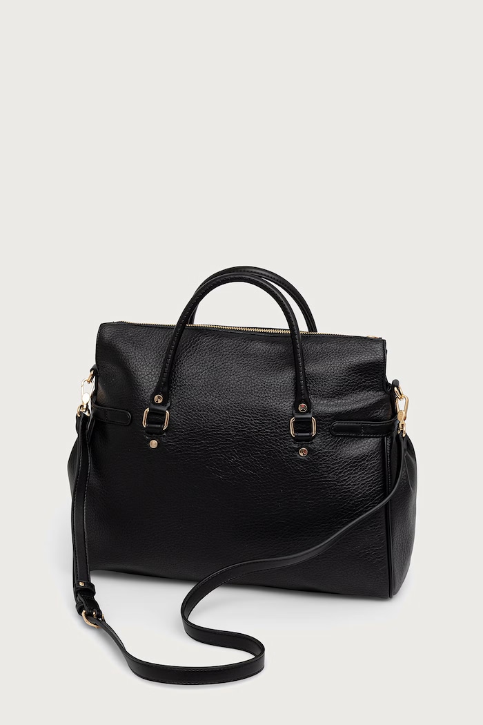 Akcesoria Liu Jo Torebka shopper damska z imitacji skóry AF6019.E1109 czarny