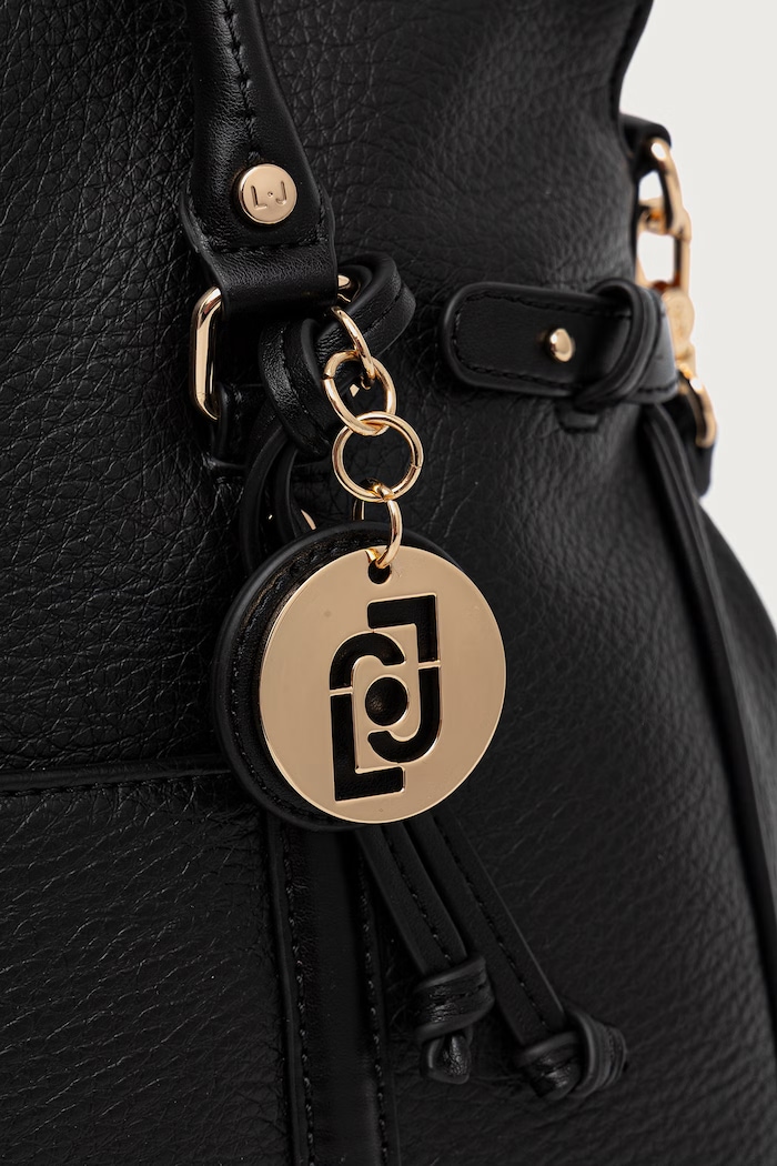 Torebka shopper damska z imitacji skóry Liu Jo AF6019.E1109 czarny