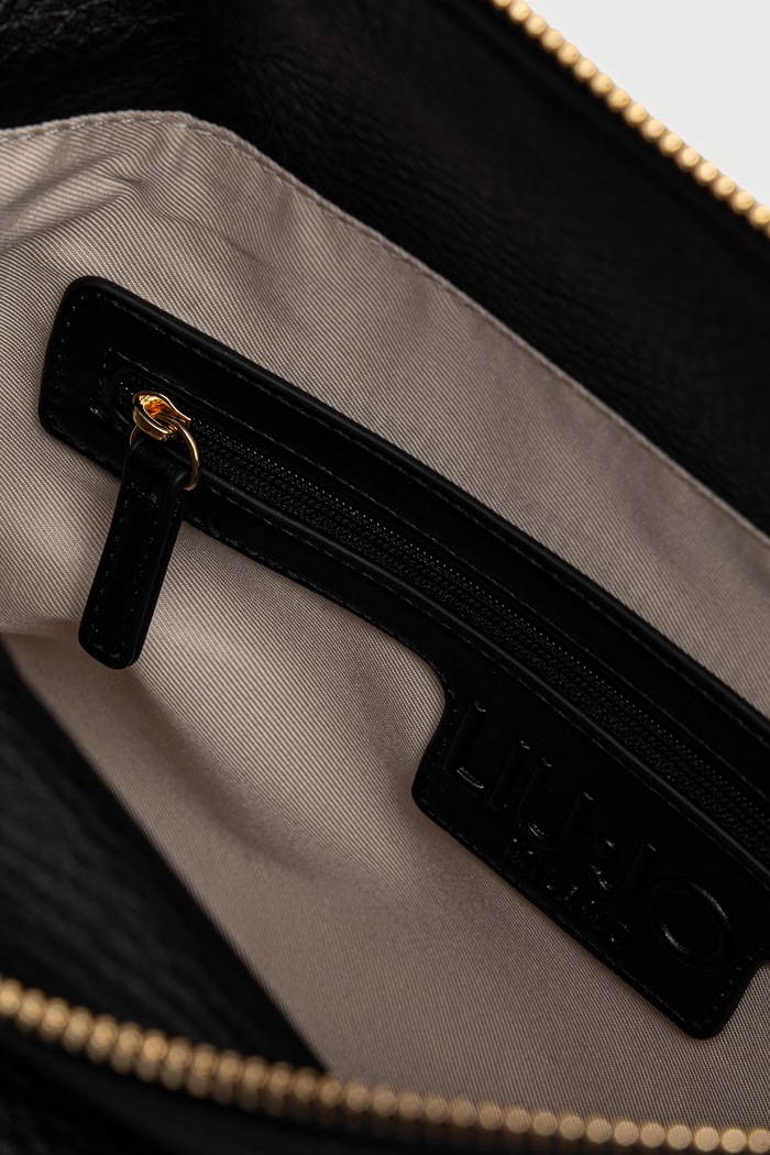 Torebka shopper damska z imitacji skóry Liu Jo czarny AF6019.E1109
