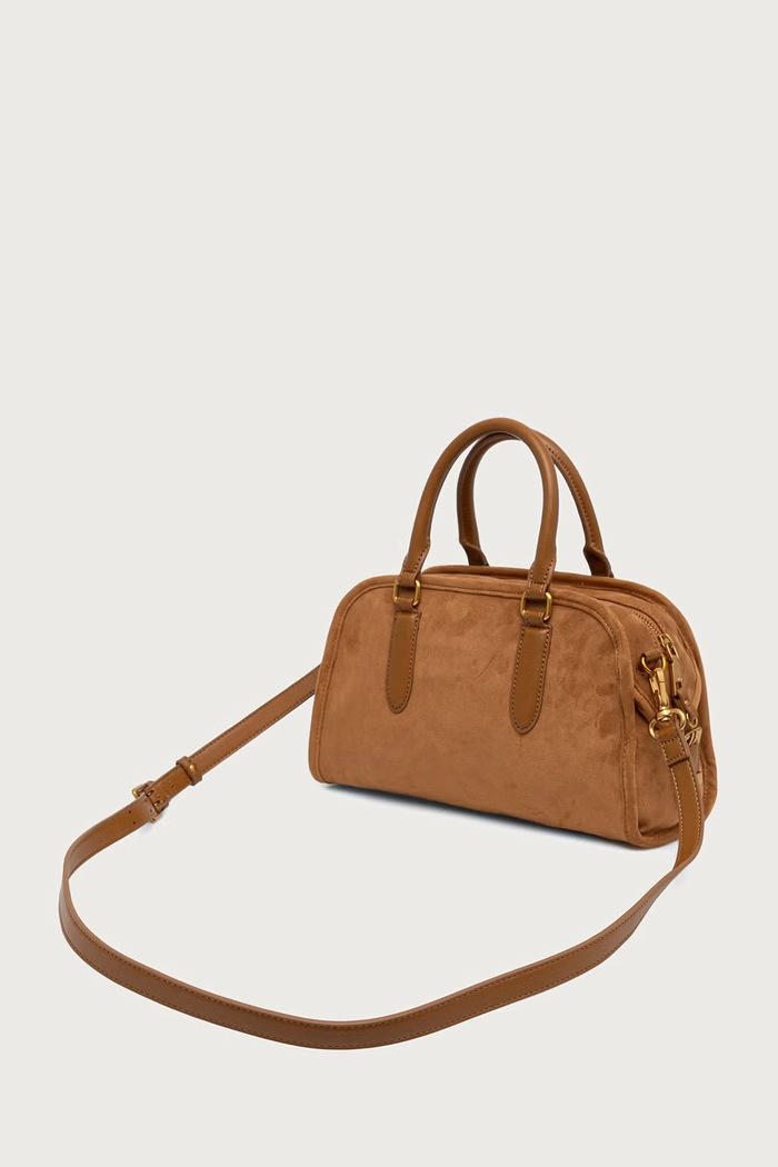 Akcesoria Liu Jo Torebka crossbody damska z imitacji zamszu AF6006.T711A brązowy