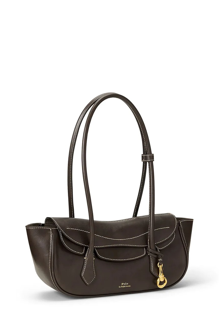 Accessori Polo Ralph Lauren Borsa da donna in pelle 428P14300 marrone