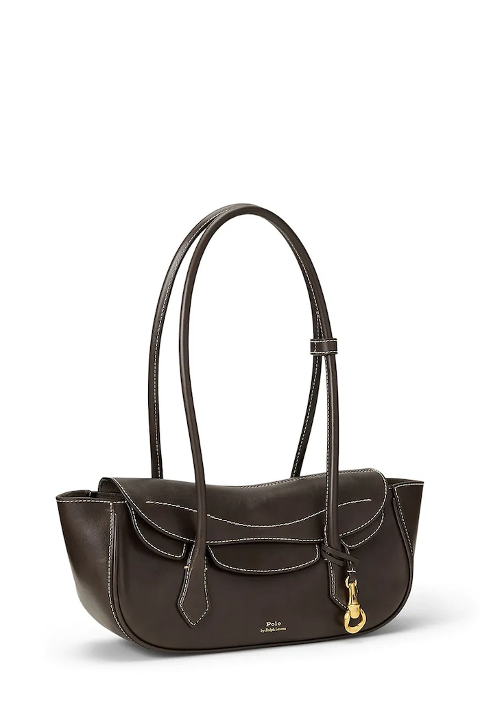 Accessori Polo Ralph Lauren Borsa da donna in pelle 428P14300 marrone