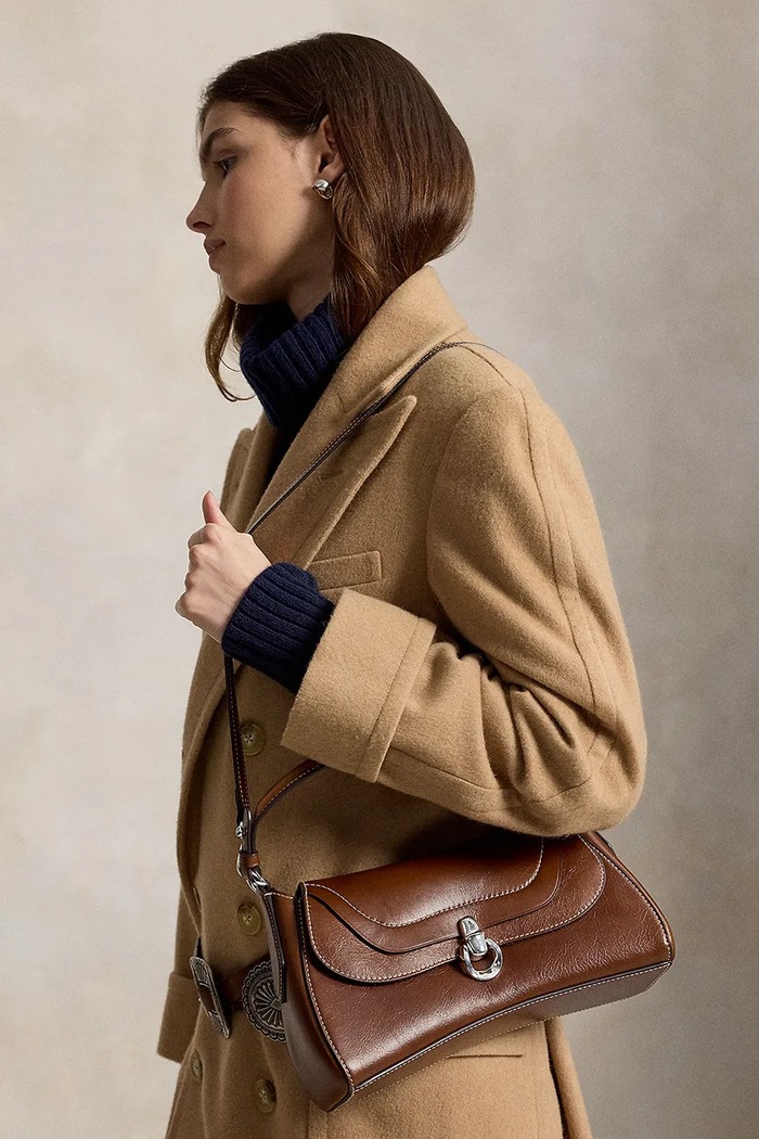 Polo Ralph Lauren torebka crossbody damska skórzana 428P14299