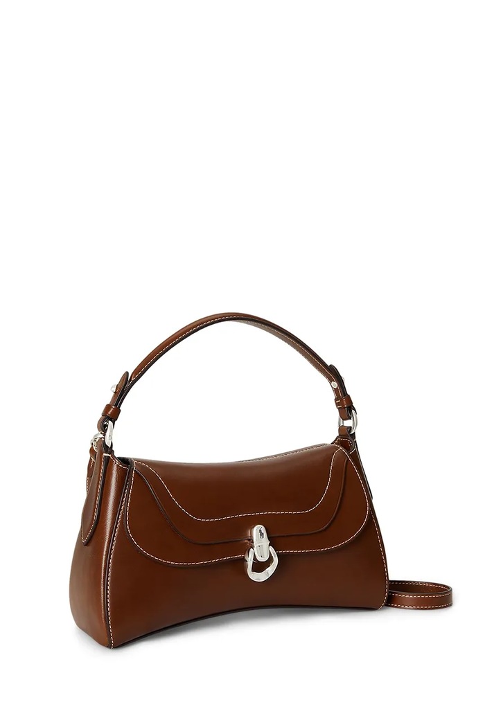 Akcesoria Polo Ralph Lauren torebka crossbody damska skórzana 428P14299 brązowy