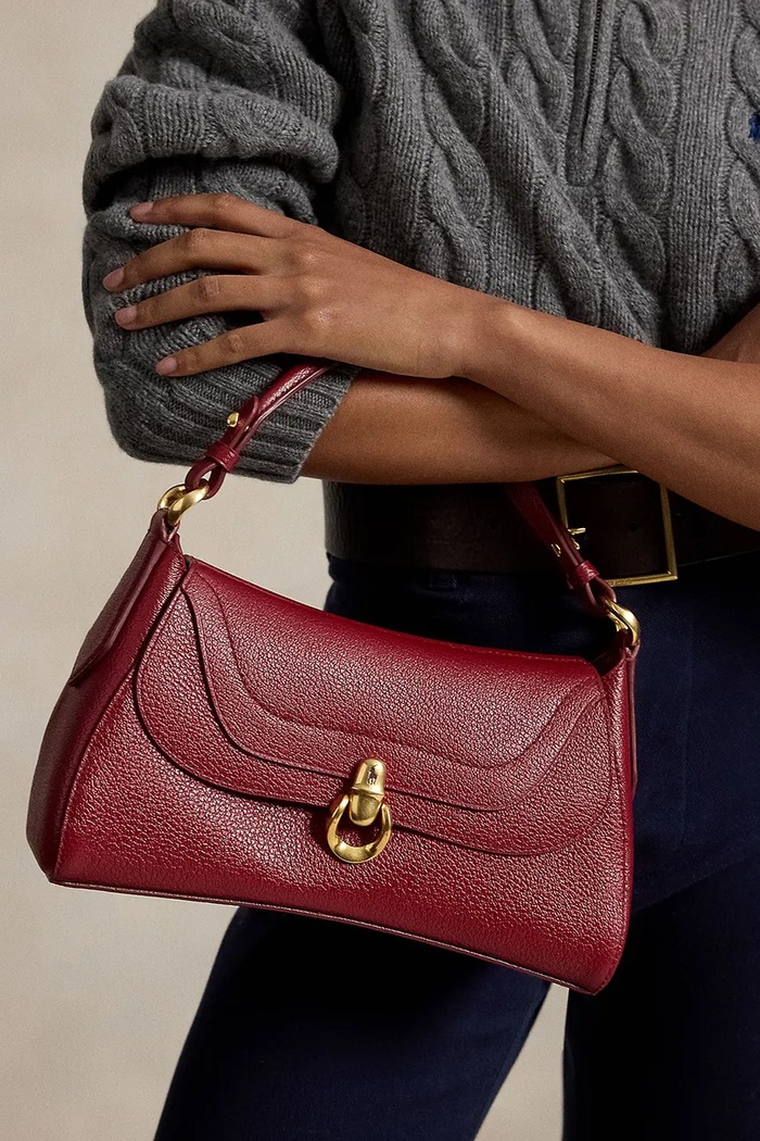 Polo Ralph Lauren torebka crossbody damska skórzana 428P14296
