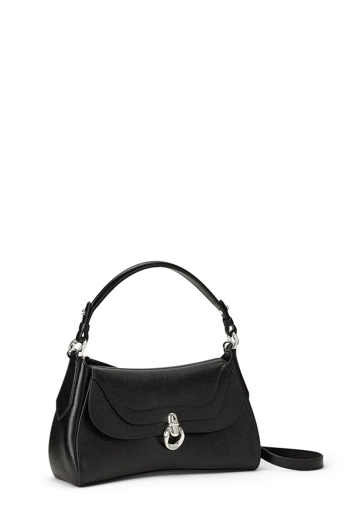 Polo Ralph Lauren Torebka crossbody damska skórzana czarny 428P14296