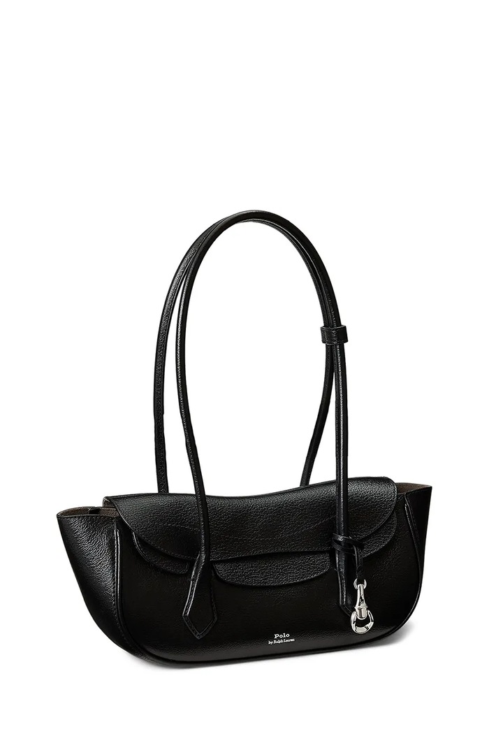 Akcesoria Polo Ralph Lauren torebka tote damska skórzana 428P11034 czarny