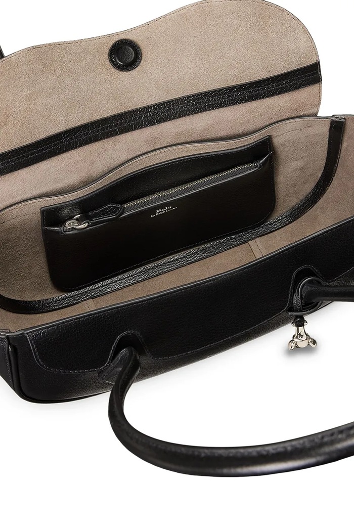 Polo Ralph Lauren torebka tote damska skórzana czarny 428P11034