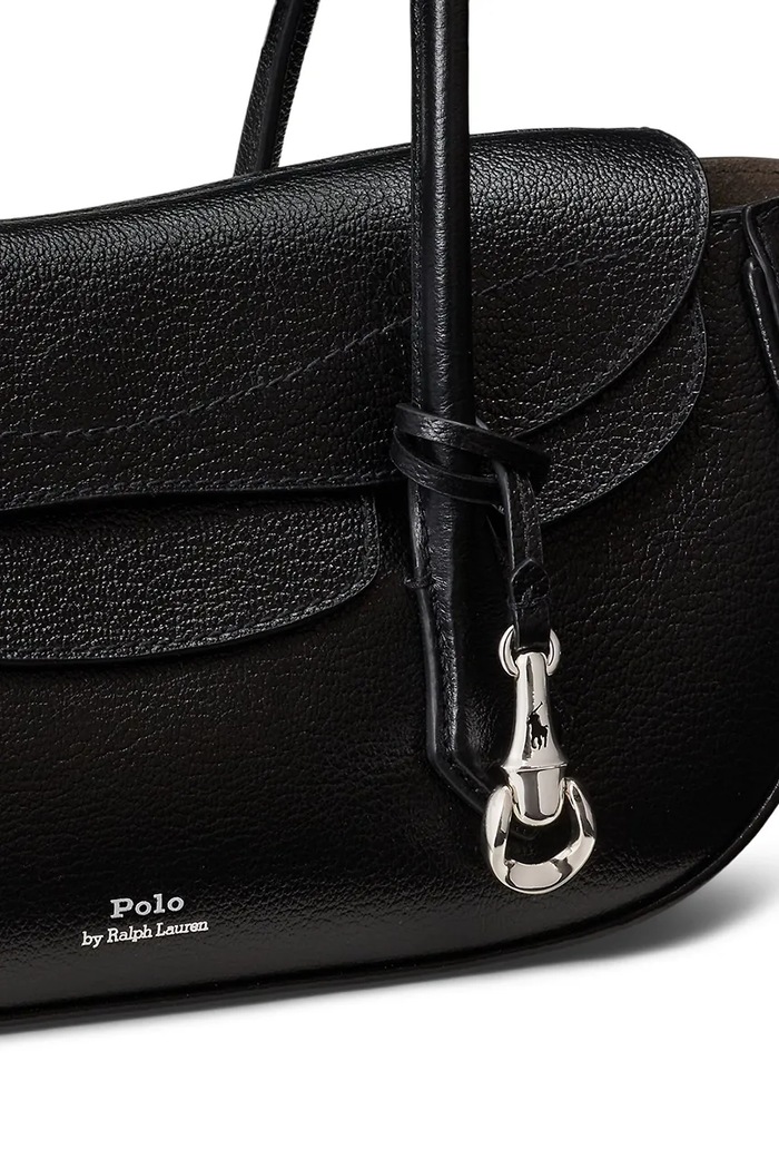 Polo Ralph Lauren torebka tote damska skórzana 428P11034 czarny