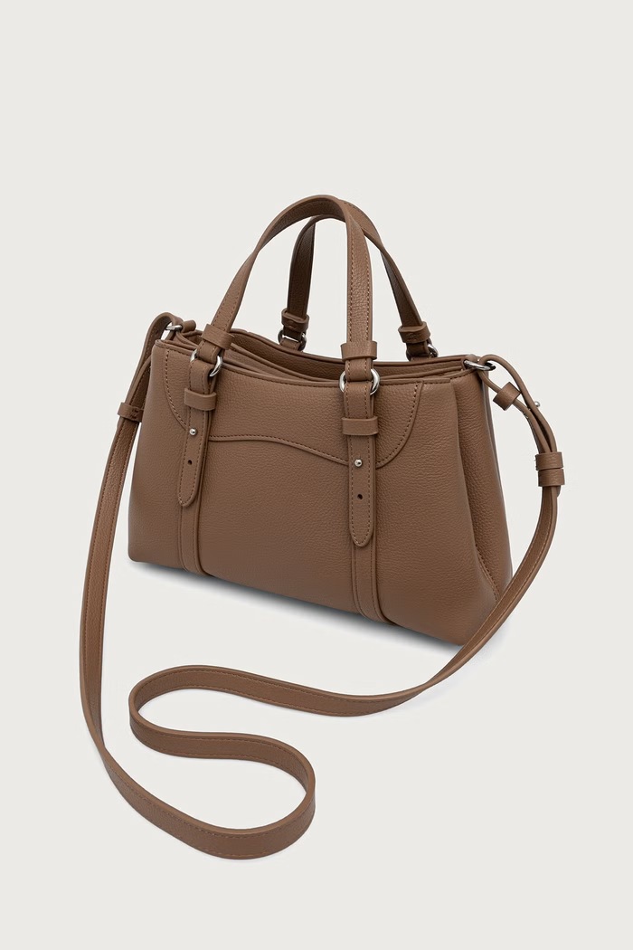 Akcesoria Armani Exchange Torebka crossbody damska z imitacji skóry XW003061.AF26578 beżowy