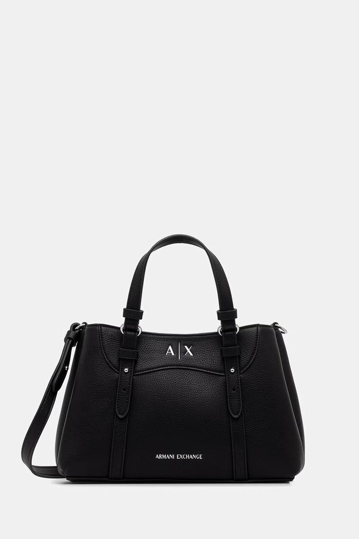Armani Exchange borsa a tracollo da donna in similpelle nero XW003061.AF26578