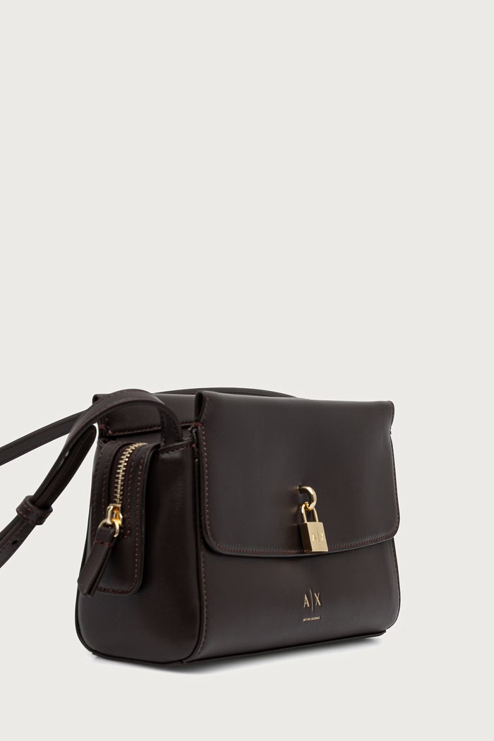 Armani Exchange чанта crossbody дамска от имитация на кожа XW003056.AF28605 кафяв AW26