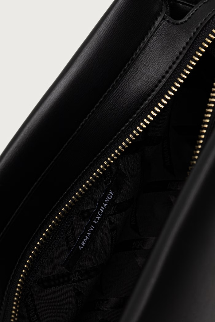 Armani Exchange crossbody torba za žene od imitacije kože crna XW003056.AF28605