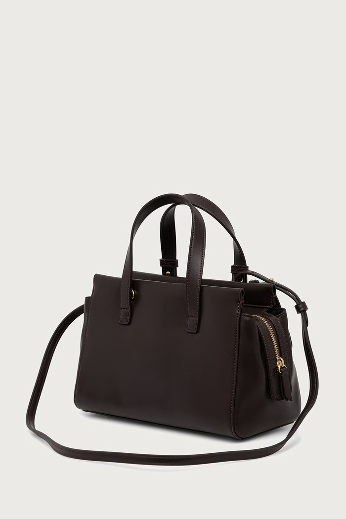 Akcesoria Armani Exchange Torebka crossbody damska z imitacji skóry XW003055.AF28605 brązowy