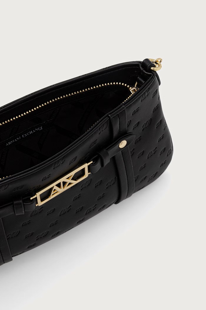 Kabelka dámska z imitácie kože Armani Exchange čierna XW002985.AF26970