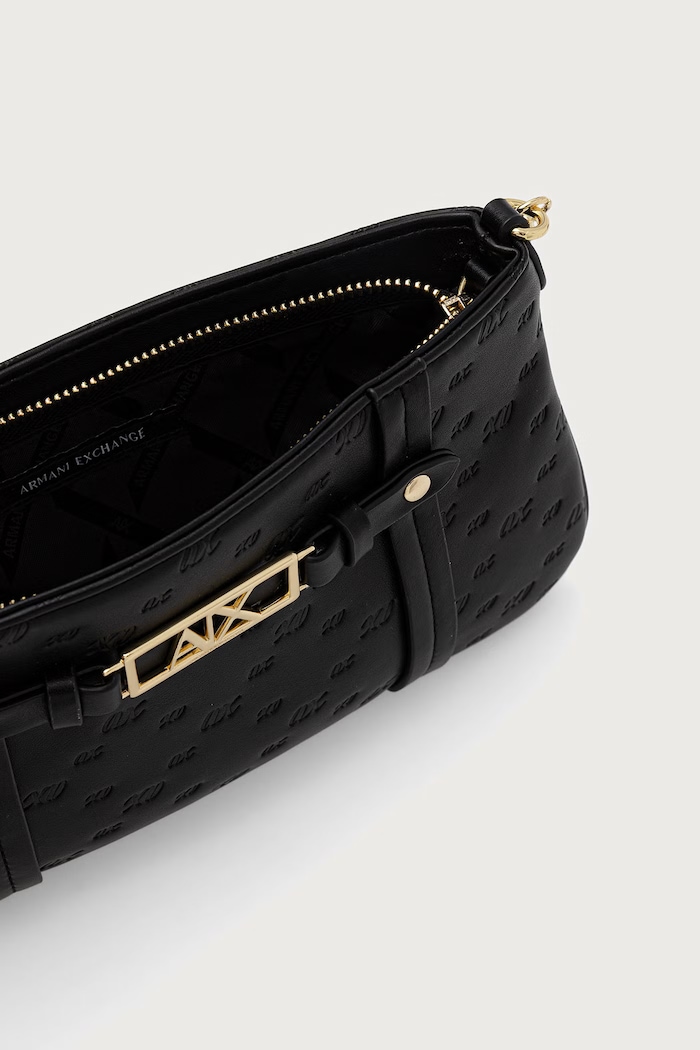 Kabelka dámska z imitácie kože Armani Exchange čierna XW002985.AF26970