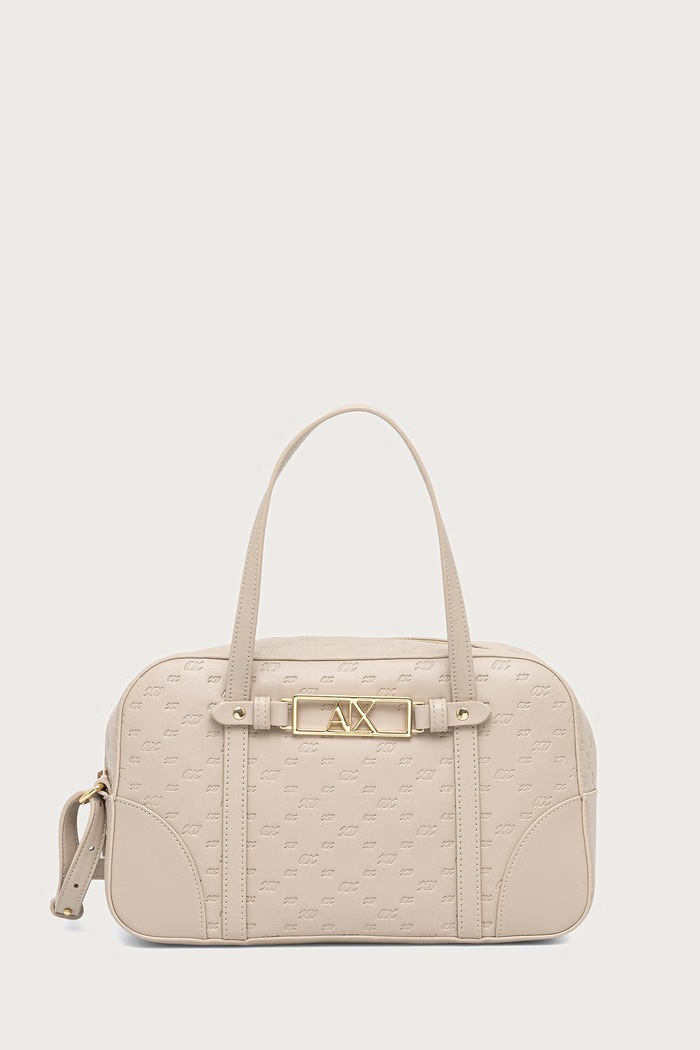 Armani Exchange Torebka damska z imitacji skóry beżowy XW002610.AF26970