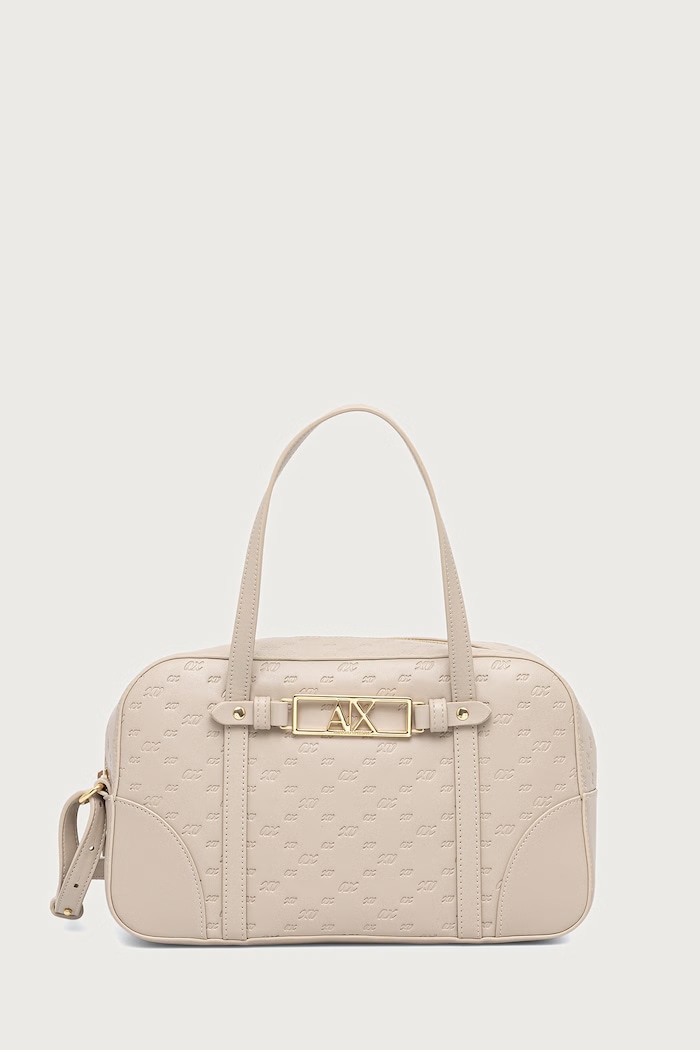 Armani Exchange Torebka damska z imitacji skóry beżowy XW002610.AF26970