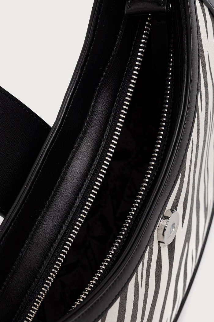 Armani Exchange torebka hobo damska z imitacji skóry XW002565.AF26571 czarny