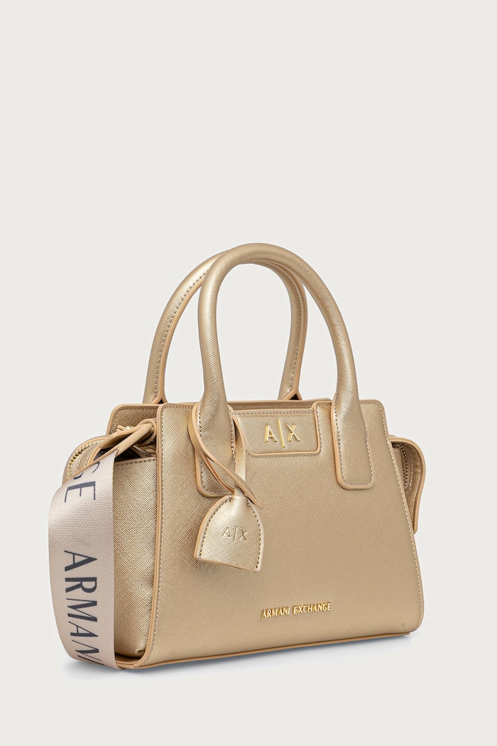 Armani Exchange чанта crossbody дамска XW002159.AF26570 злато AW26