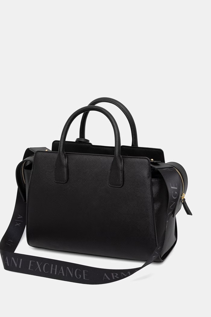 Doplnky Armani Exchange kabelka dámska z imitácie kože XW002158.AF26570 čierna