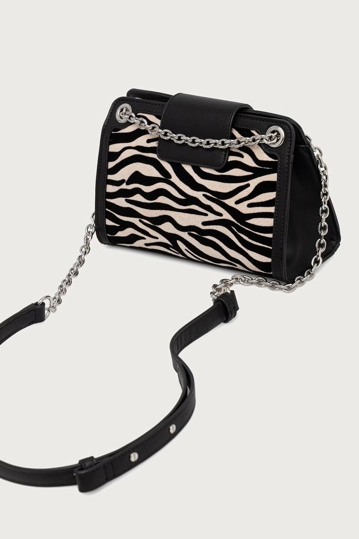 Dodaci Armani Exchange crossbody torba za žene od imitacije brušene kože XW000281.AF26445 crna
