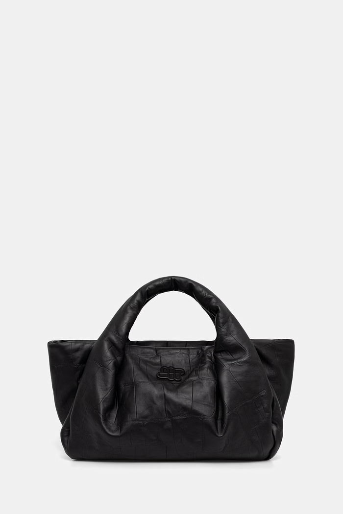 MUNTHE torebka tote damska skórzana LIXIO CROCO czarny 263190526351