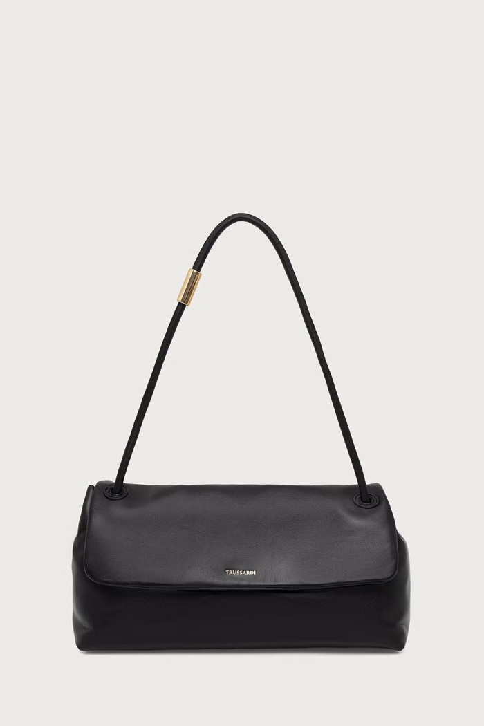 Trussardi Torebka damska skórzana czarny Z611E007146N