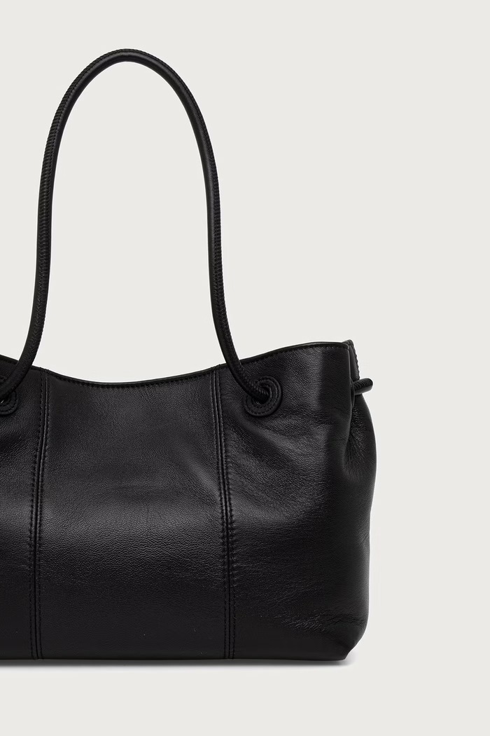 Akcesoria Trussardi Torebka shopper damska skórzana Z354E006734N czarny