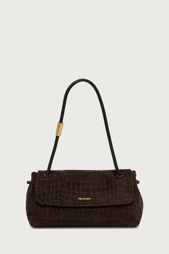 Trussardi Listonoszka damska brązowy Z348E006728N