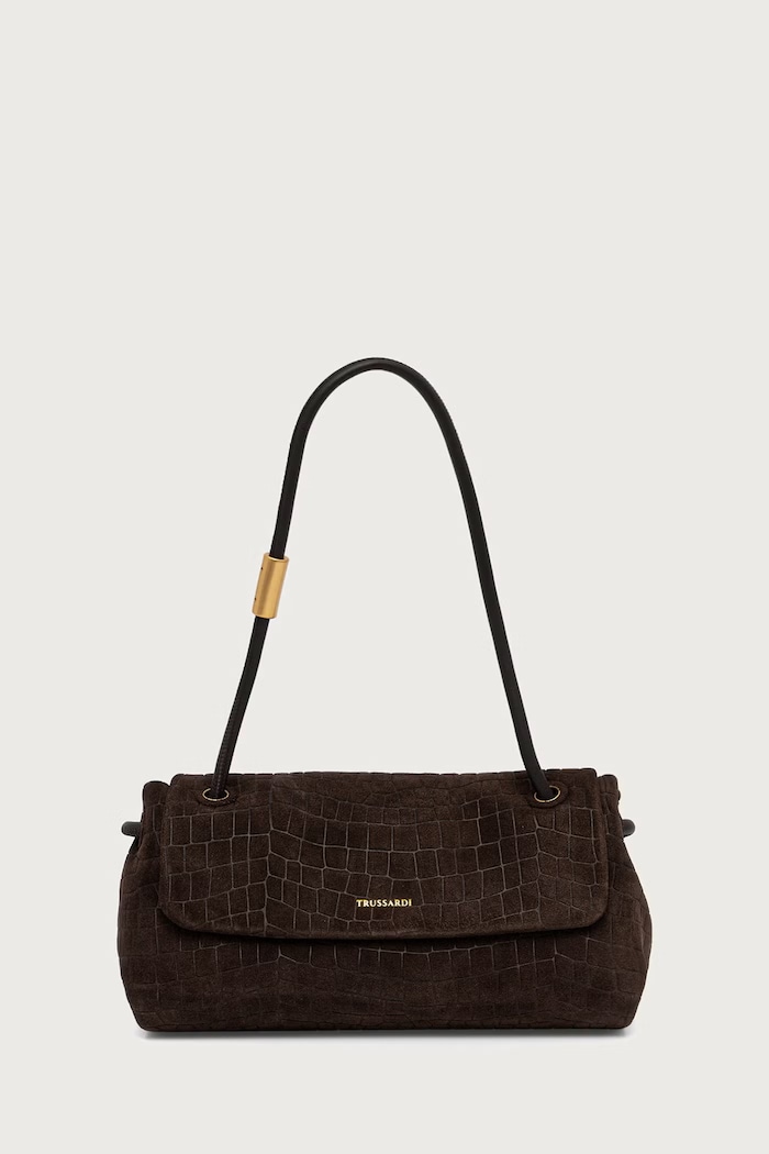 Trussardi Listonoszka damska brązowy Z348E006728N