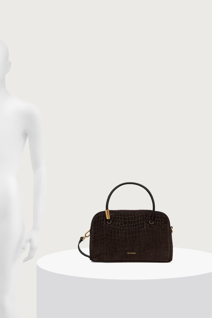 Trussardi Torebka crossbody damska skórzana Z356E006736N