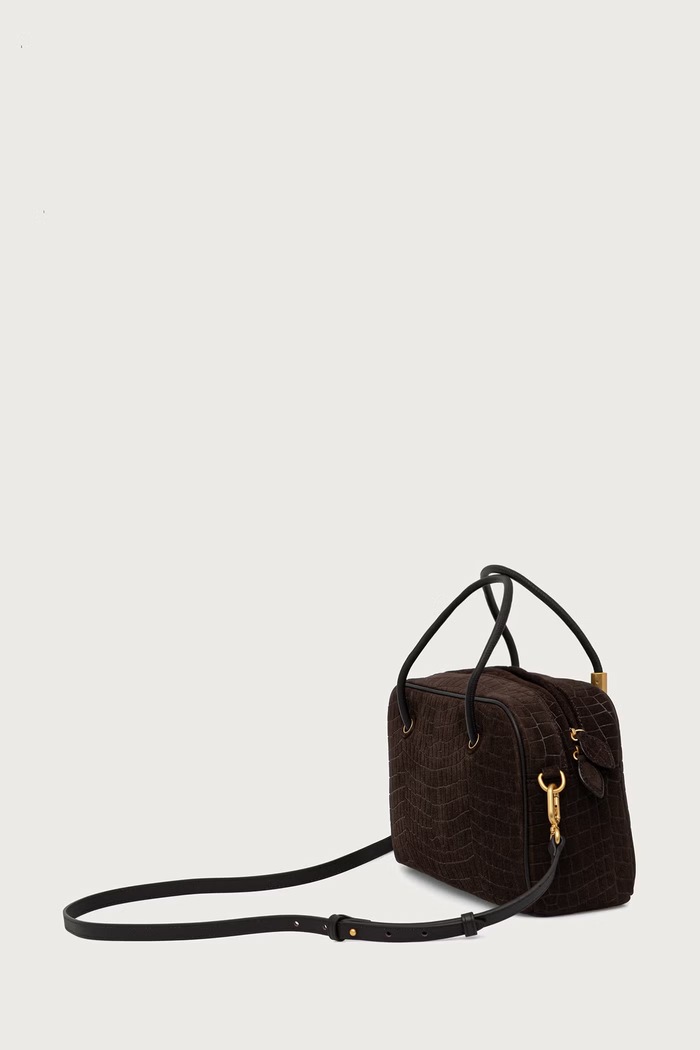 Akcesoria Trussardi Torebka crossbody damska skórzana Z356E006736N brązowy